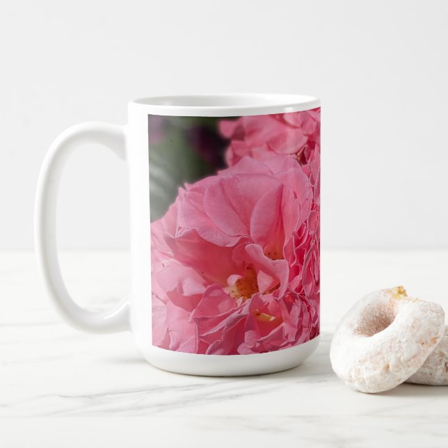 Mug Roses roses (Avec donut)