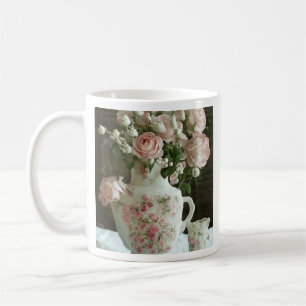 Mug Roses roses dans une théière