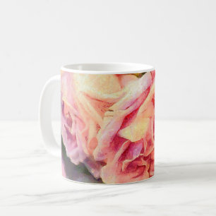 Mug Roses roses peintes