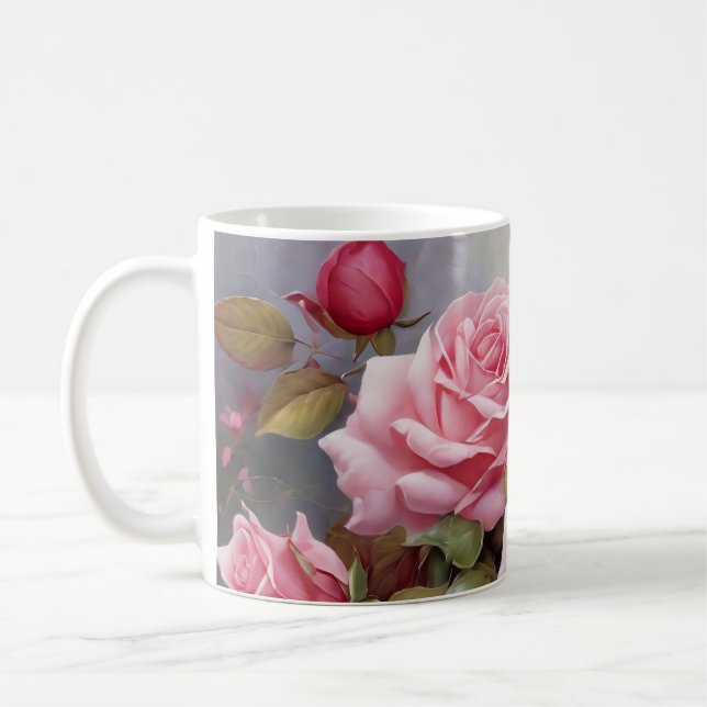 Mug Roses Roses Roses Anciennes (Gauche)