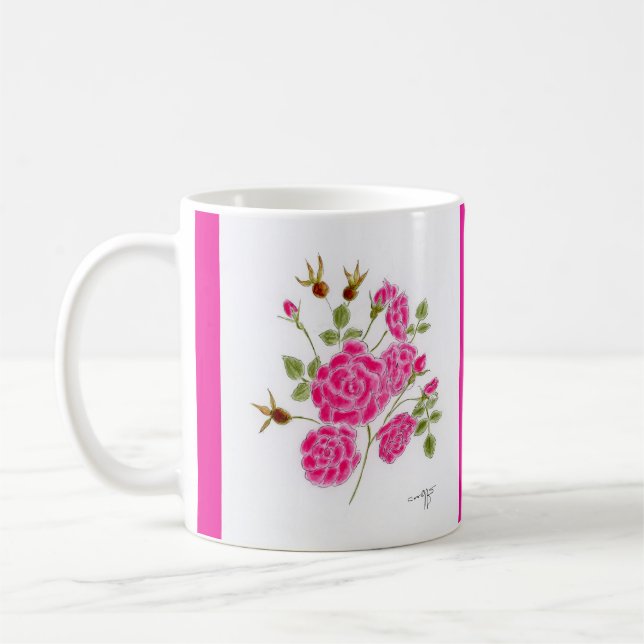 Mug Roses rouges (Gauche)