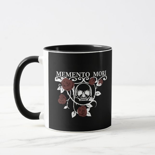 Mug Roses rouges Memento mori (Gauche)