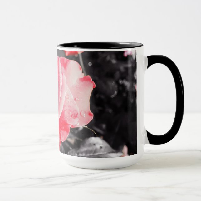 Mug Roses rouges romantiques (Droite)