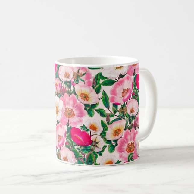 Mug Roses sauvages (Devant droit)