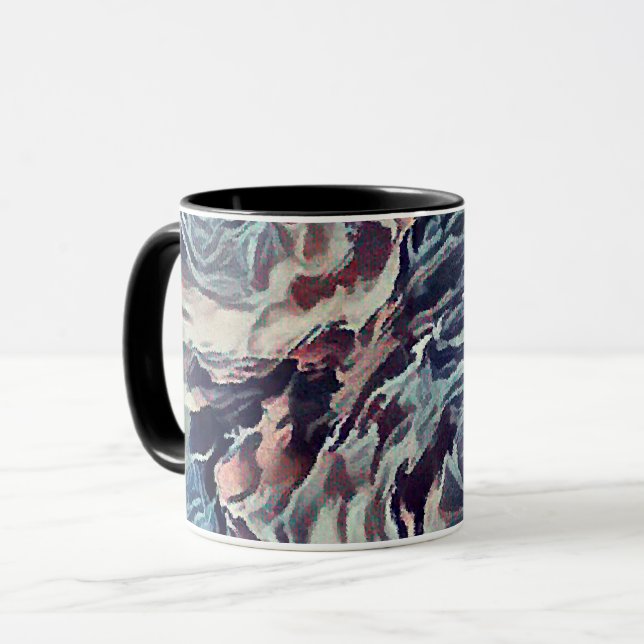 Mug Roses vintage , vintage (Devant gauche)