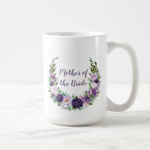 Mug Roses Violettes, Lilas, Roses Mère de la Mariée