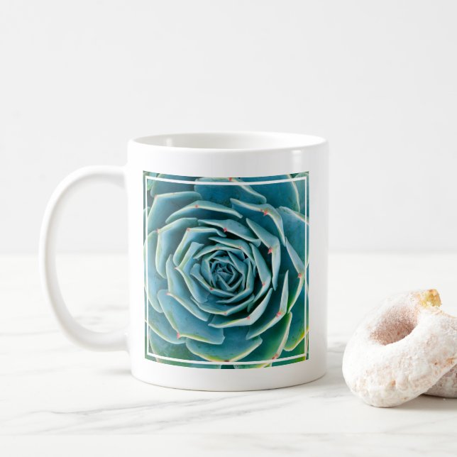 Mug Rosette d'Echeveria, Jardin Secret de Marrakech (Avec donut)