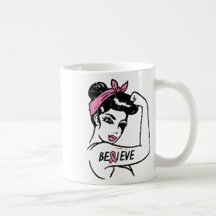 Mug Rosie Riveter Croit Combattre Le Cancer Du Sein Co