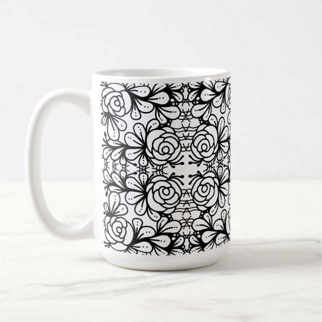 Mug rosiers de doodler (Gauche)