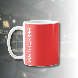 Mug Rosy rouge uni   Classic Personnalisé