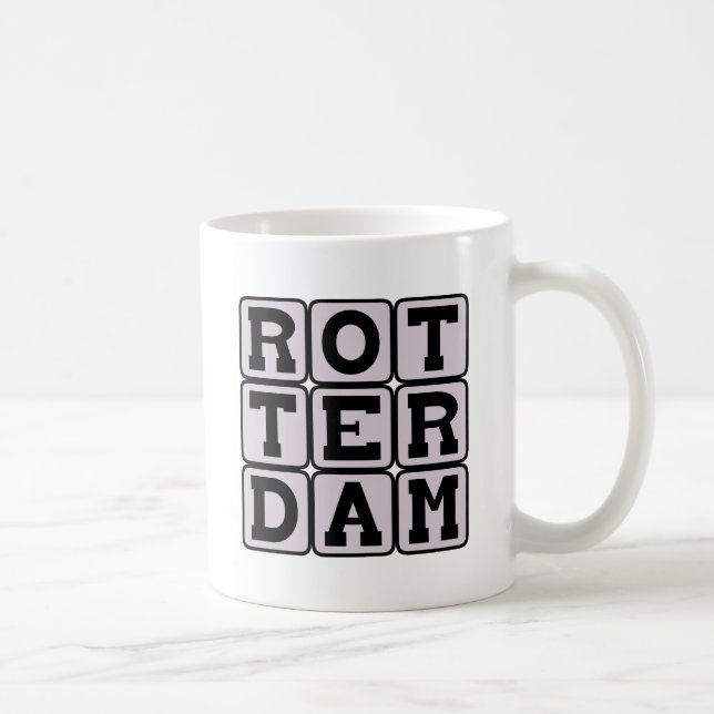 Mug Rotterdam, ville dans Pays-Bas (Droite)
