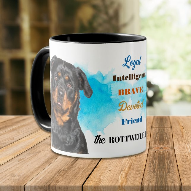 Mug Rottweiler Chien Loyal Ami (Créateur téléchargé)