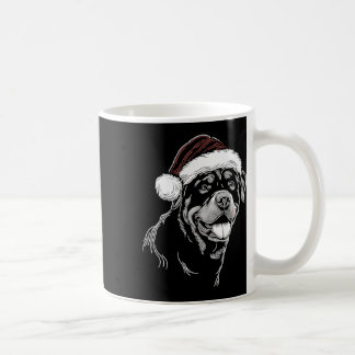 Mug Rottweiler Dog Santa Hat Christmas Xmas Pajama