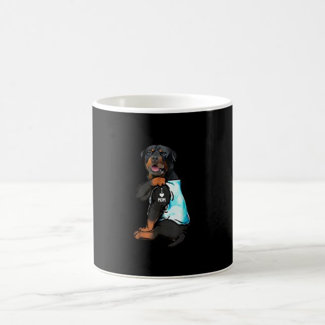 Mug Rottweiler I Love Maman Tattoo (Centre)