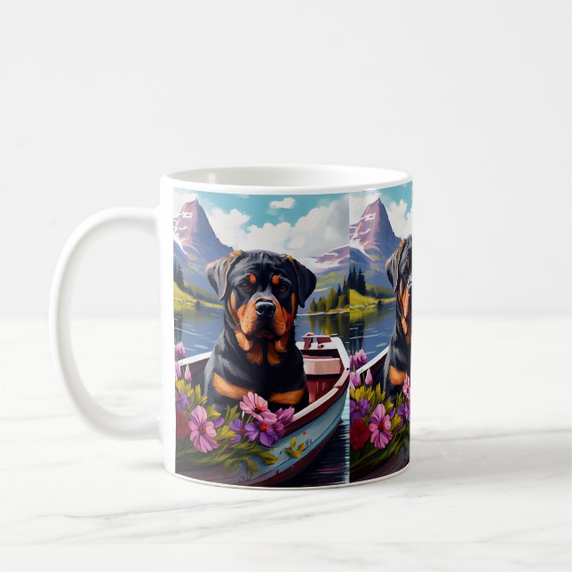 Mug Rottweiler sur une pédale : une aventure Pittoresq (Gauche)