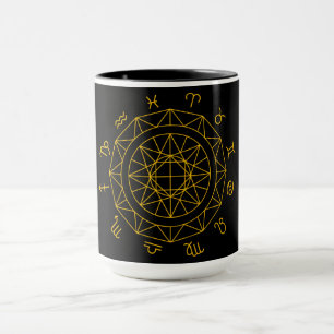 Mug Rouage Astrologique du Signe du Zodiaque