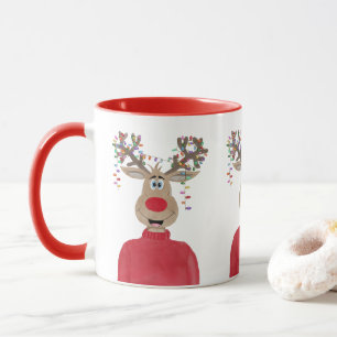 Mug Roudolph Reindee illuminations de Noël