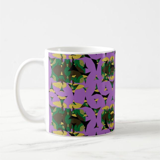 Mug Roue à aubes de flammes célestes contenues (Gauche)