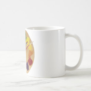 Mug Roue de couleur de palette du ` s d'artiste
