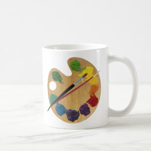 Mug Roue de couleurs de palette de l'artiste