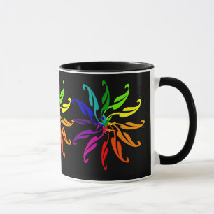 Mug Roues de couleur (foncé)