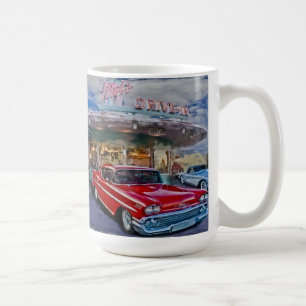 Mug rouge 58 chevy au drive-in