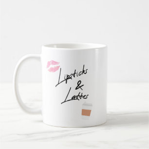 Mug Rouge à lèvres et beauté Girly d'amusement de