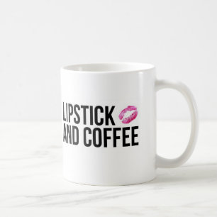 Mug Rouge à lèvres et café