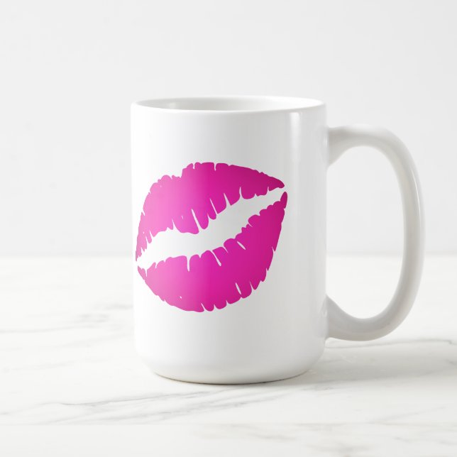 Mug Rouge à lèvres ombré rose vif pour filles - Emprei (Droite)