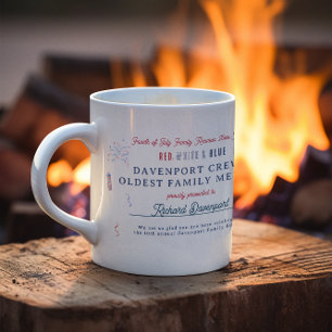 Mug Rouge Blanc & Bleu   Prix de Réunion du 4 juillet