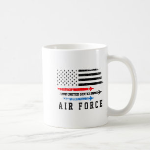 Mug Rouge Blanc Bleu Survol de l'Armée de l'Air Fier A