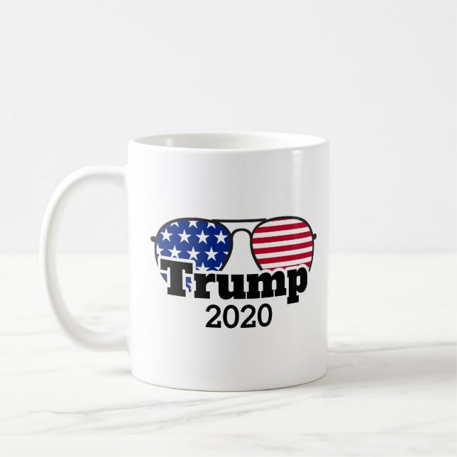 Mug Rouge blanc bleu Trump élection 2020 (Gauche)