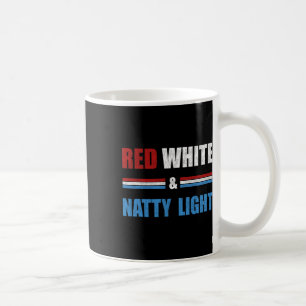 Mug Rouge Blanc Et Natty-light Pour Les Amateurs De Bi