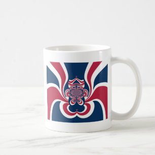 Mug Rouge bleu Kaleidoscope