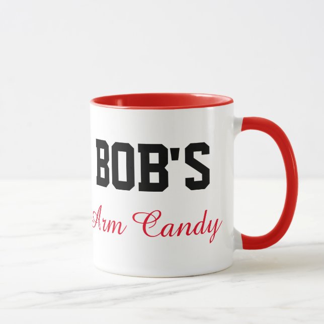 Mug Rouge Bob's Arm Candy (Droite)