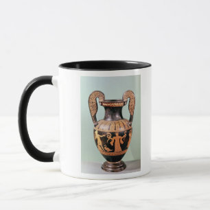 Mug Rouge-chiffre krater de volute