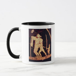 Mug Rouge-chiffre vase de grenier