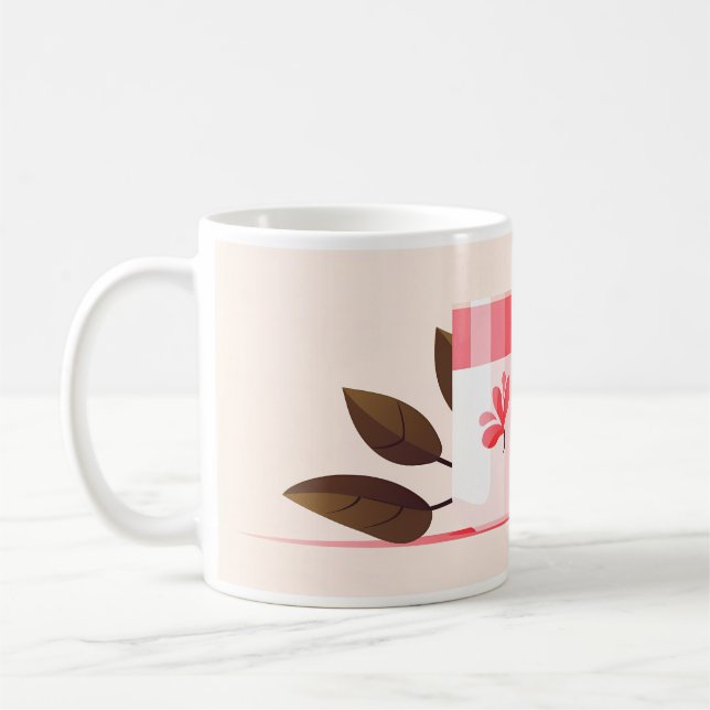 Mug rouge dans la boue (Gauche)