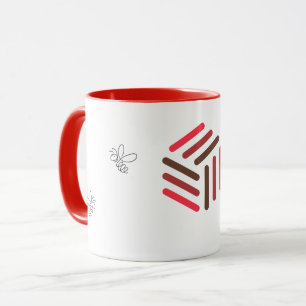 Mug rouge de l'apiculteur