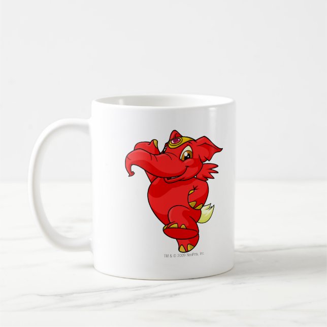 Mug Rouge d'Elephante (Gauche)