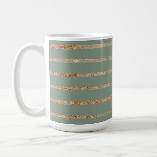 Mug Rouge Gold Sage Green (Gauche)