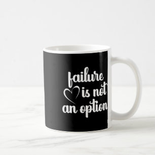Mug Rouge - L'Échec N'Est Pas Une Option - Maladie Car