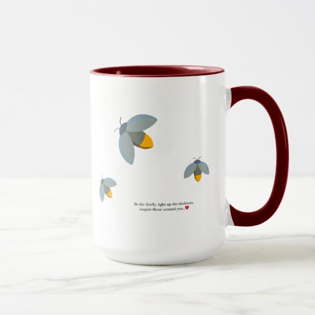 Mug rouge lucifère (Droite)