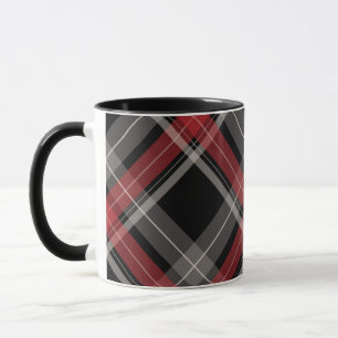 Mug rouge PLACÉ noir