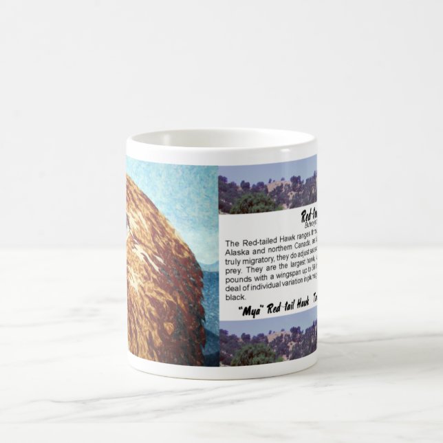 Mug Rouge-queue Hawk textile (Centre)