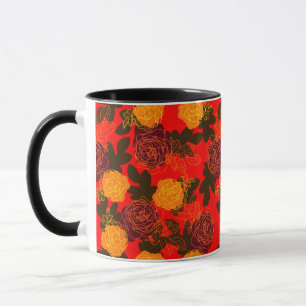 Mug rouge rose