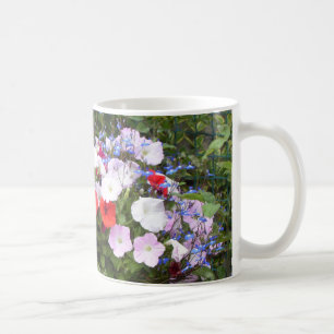 Mug Rouge rose et blanc Pétunia