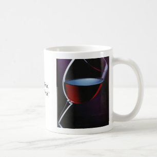Mug Rouge vin verre, verre de vin rouge, j'ai dit le