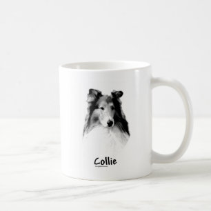 Mug Rough Collie Charbon