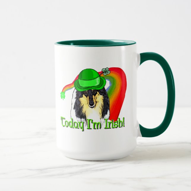 Mug Rough Tri Collie Saint Patricks (Droite)